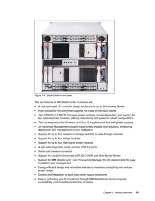 Ibm Bladecenter Rear IBM BladeCenter Products and Technology | PDF