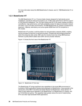 Blade Chassis Switch Module IBM BladeCenter Products and Technology | PDF