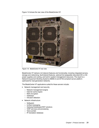 IBM BladeCenter Products and Technology | PDF