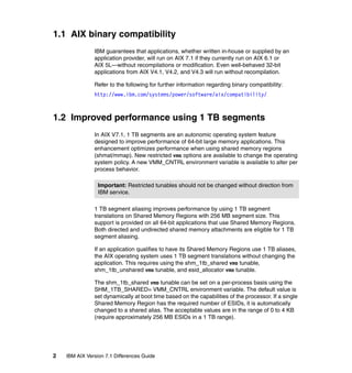 IBM AIX Version 7.1 Differences Guide | PDF