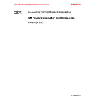 IBM PowerVC Introduction and Configuration | PDF