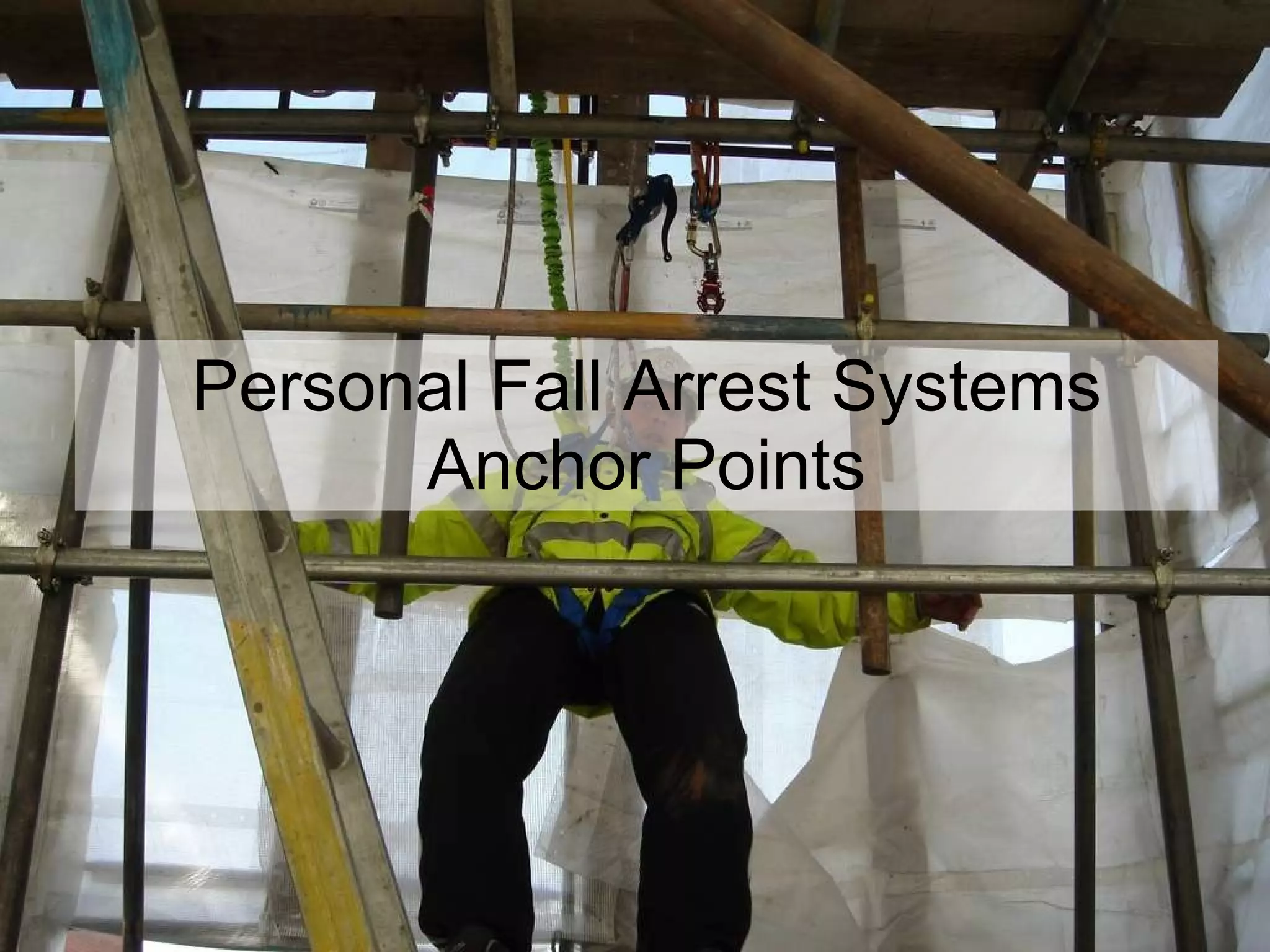 Personal Fall Arrest Systems Anchor Points 