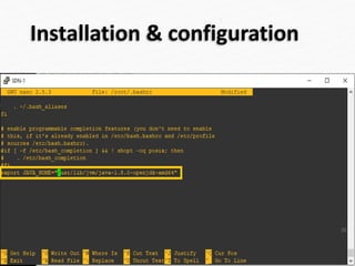 Installation & configuration
36
 