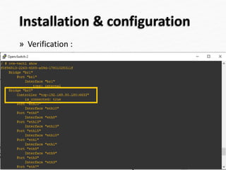 Installation & configuration
» Verification :
56
 