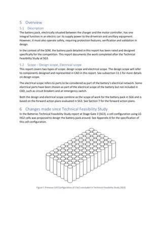 Group Design Project: Battery Pack for an Electric Vehicle | PDF
