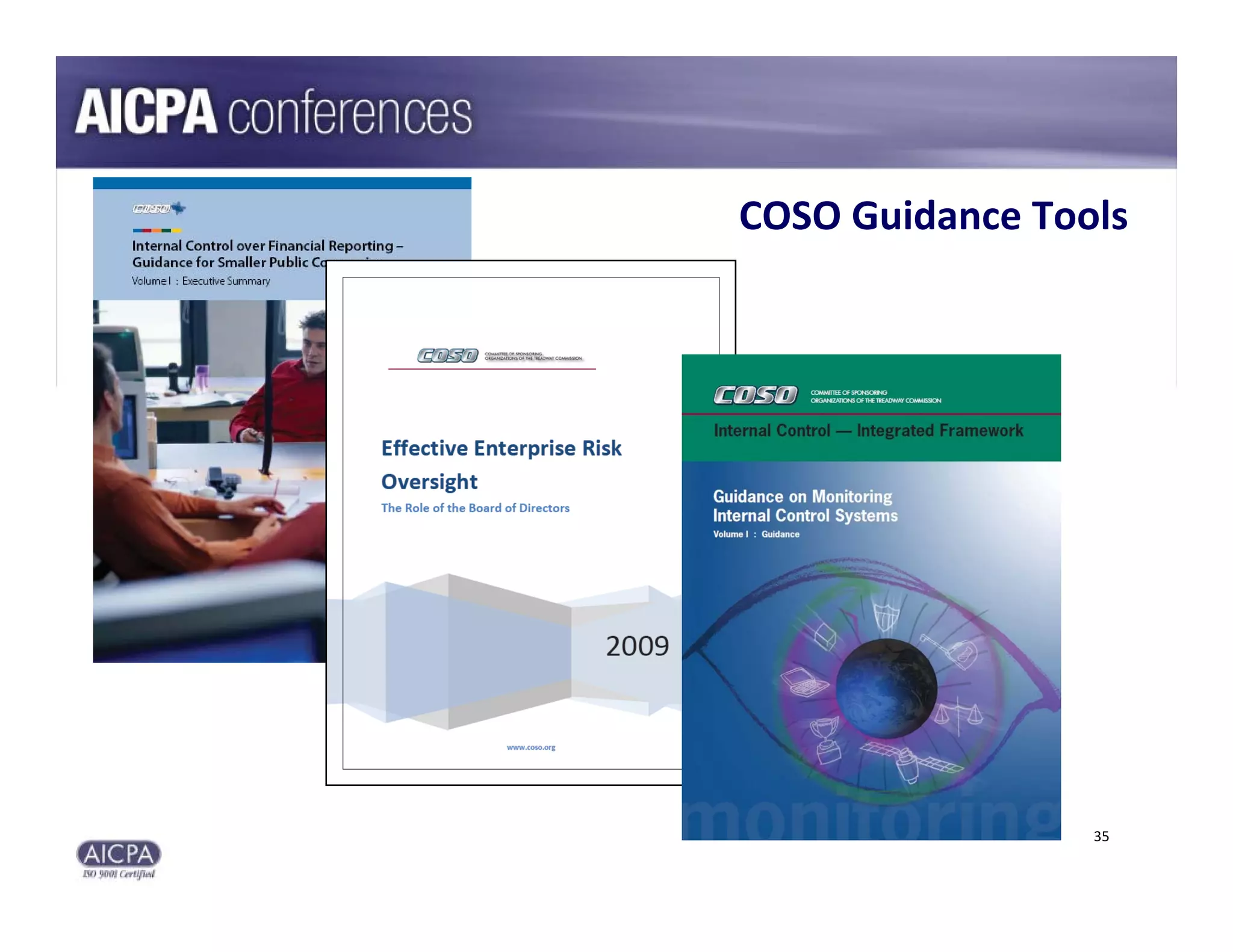 COSO Guidance Tools




                 35
 