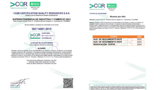 ETAPA AÑO
AUD. DE SEGUIMIENTO ENTE 2022
AUD. DE SEGUIMIENTO ENTE 2023
RENOVACIÓN CERTIF 2024
 