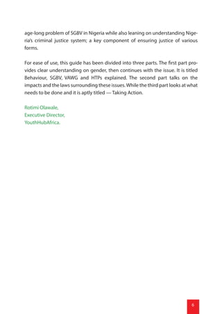 Sexual and Gender Based Violence | PDF