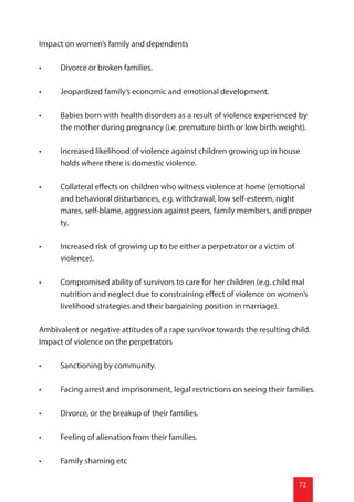 Sexual and Gender Based Violence | PDF