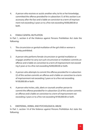 Sexual and Gender Based Violence | PDF