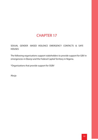 Sexual and Gender Based Violence | PDF