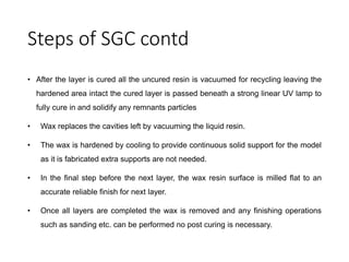 Solid Ground Curing (SGC): High-Speed Photopolymer 3D Printing Process ...