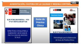 Gestión y Mejora Continua de la Calidad en Servicios de Salud | PPTX