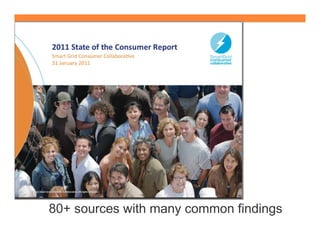 80+ sources with many common findings
                                        12
                                         12
 