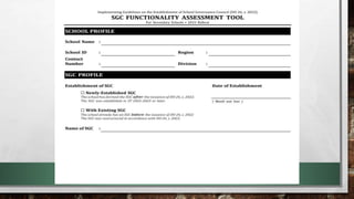 SGC FUNCTIONALITY ASSESSMENT TOOL PRESENTATION TOOL.pptx