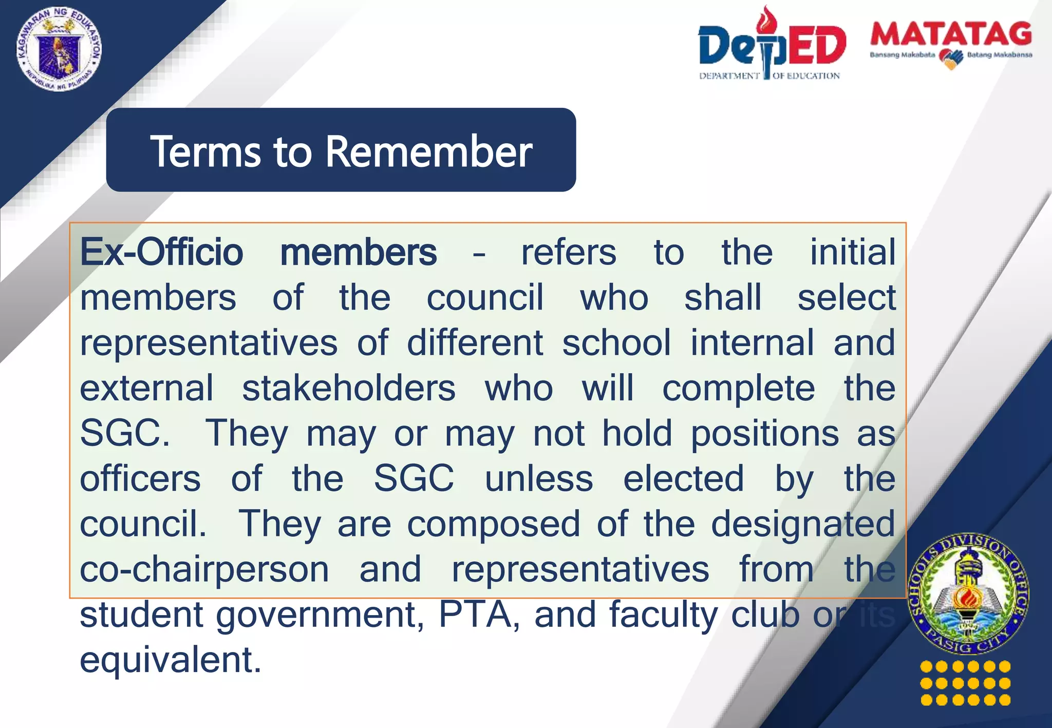 Exofficio Example SGC Slide Presentation for Speaking Engagement.pptx