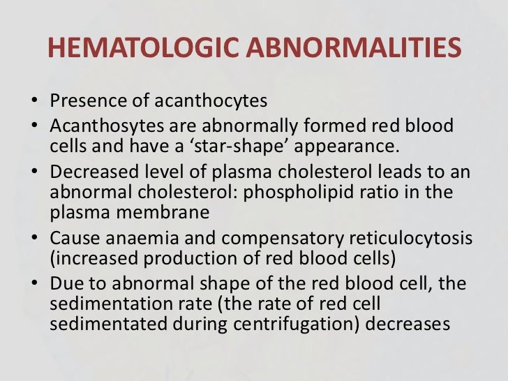 Abetalipoproteinemia treatment picture