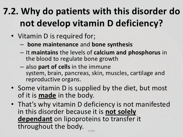 What are some problems caused by vitamin D deficiency?