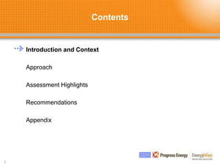 Contents
Introduction and Context
Approach
Assessment Highlights
Recommendations
Appendix
2
 