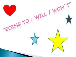 “GOING TO / WILL / WON´T”