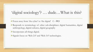Digital Sociology | PPTX