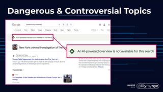 Dangerous & Controversial Topics
 