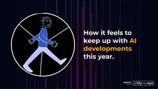 How it feels to
keep up with AI
developments
this year.
 