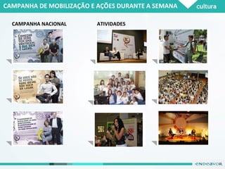 CAMPANHA DE MOBILIZAÇÃO E AÇÕES DURANTE A SEMANA ATIVIDADES CAMPANHA NACIONAL  