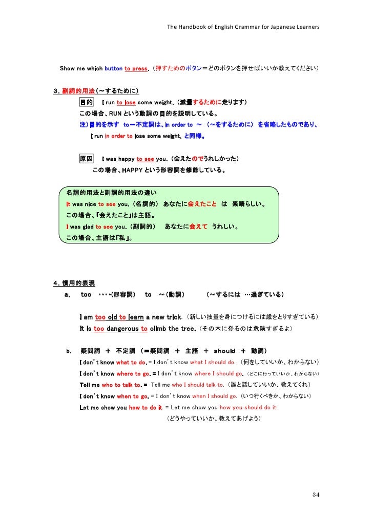 The Handbook Of English Grammar For Japanese Learners The Handbook Of English Grammar For Japanese Learners
