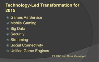 StjohnColon.com
Top Ten Video Game Facts
8
Forty-four percent of gamers play
games on their smartphone, and
33 percent play games on their
wireless device.
 