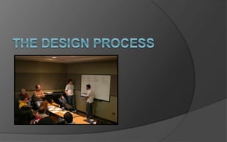 The Iterative Design Process
Every game takes
its own journey
from concept to
product, but
skilled designers
use the iterative
design process
Teale Fristoe
 