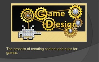 Experience Phases
Therefore, a good game designer will look at one game as 4
different games, which emphasizes on the 4 Ex...