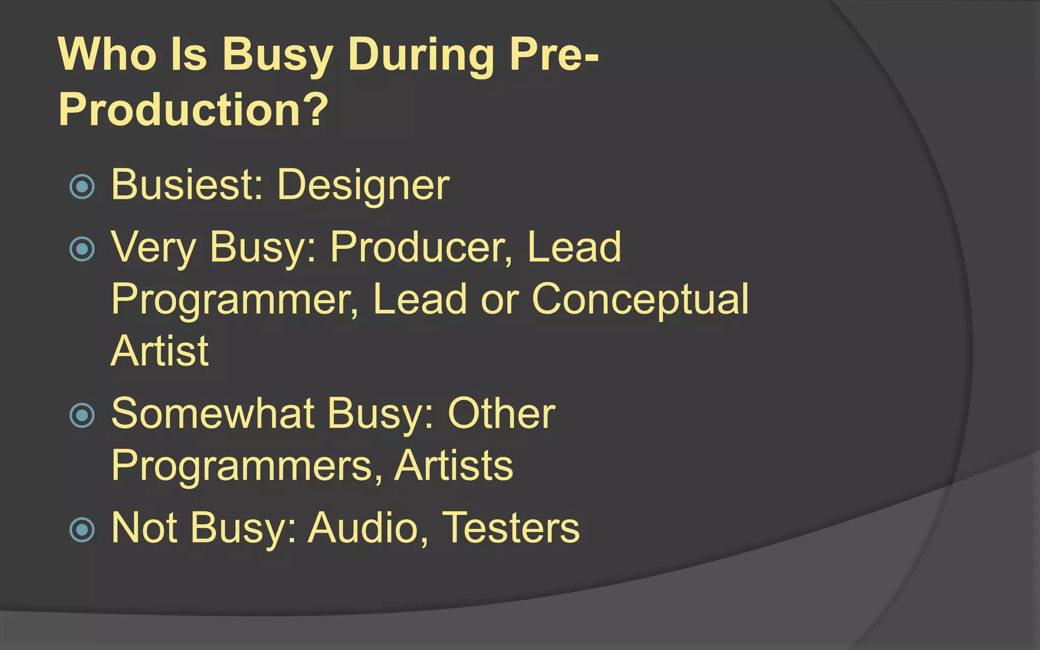 Business Development
 Responsible for finding sales and
growth opportunities
 Finding new clients
 Keeping existing clients
 Maintaining client satisfaction
 