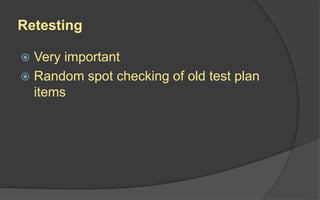 Scrum
 A flexible holistic strategy where a
development team works together to
reach a common goal
 The word “scrum” is a rugby term,
referring to the manner of restarting
after a minor infraction
 