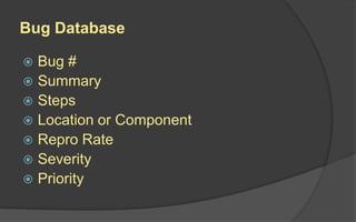 Stakeholder
A person, group, organization, or system who affects or
can be affected by an organization's actions. They
have a vested interest in the project.
Stakeholders may have different levels of involvement
in a project. Some may be merely contribute, while
others are more committed.
 