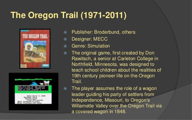 Broderbund Oregon Trail