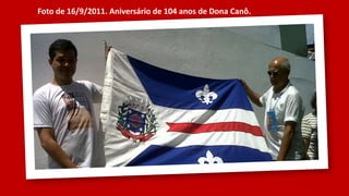 Foto de 16/9/2011. Aniversário de 104 anos de Dona Canô.
 