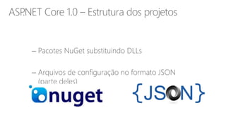 ASP.NET Core 1.0 – Estrutura dos projetos
 