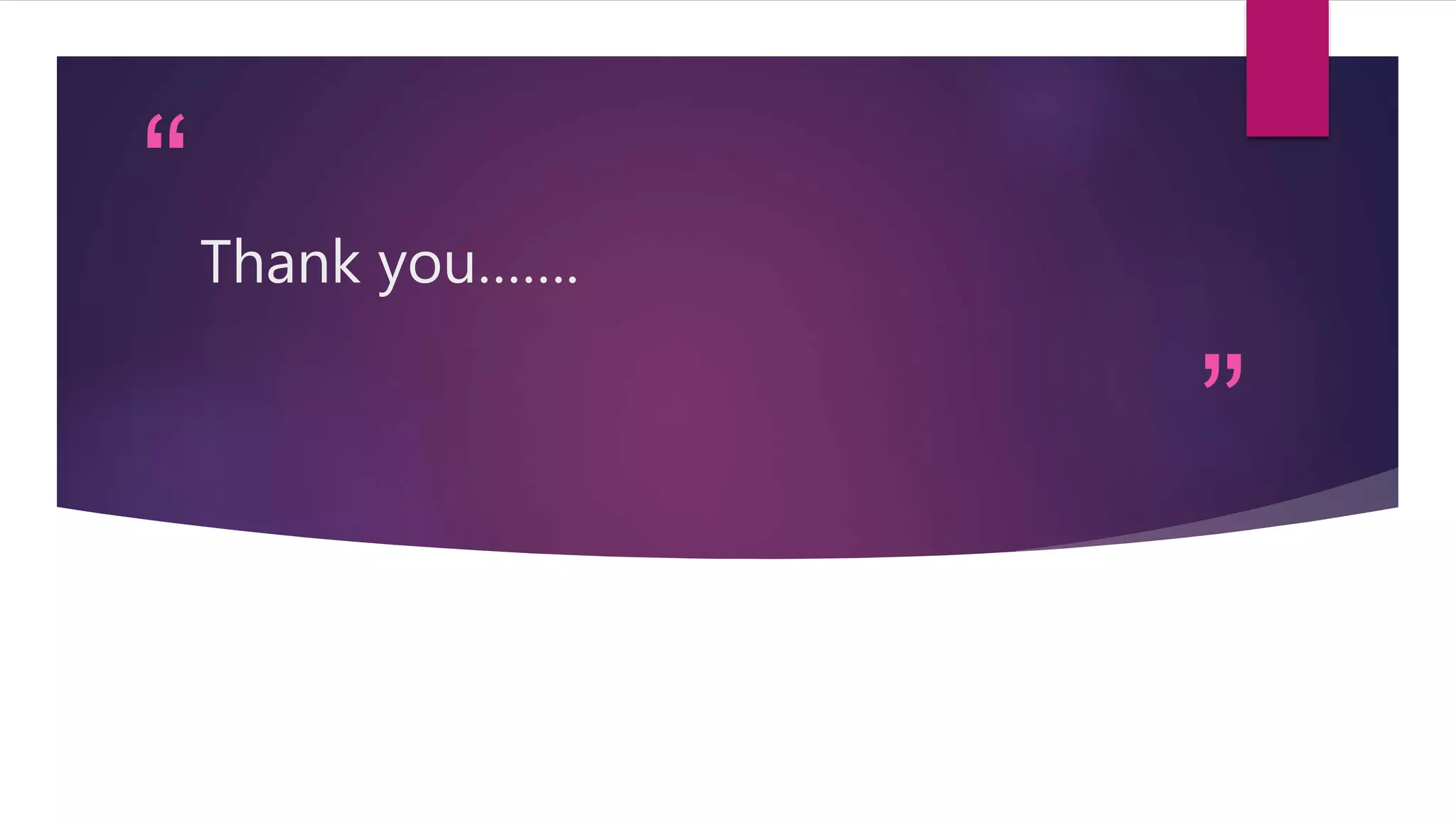 “
”
Thank you…….
 