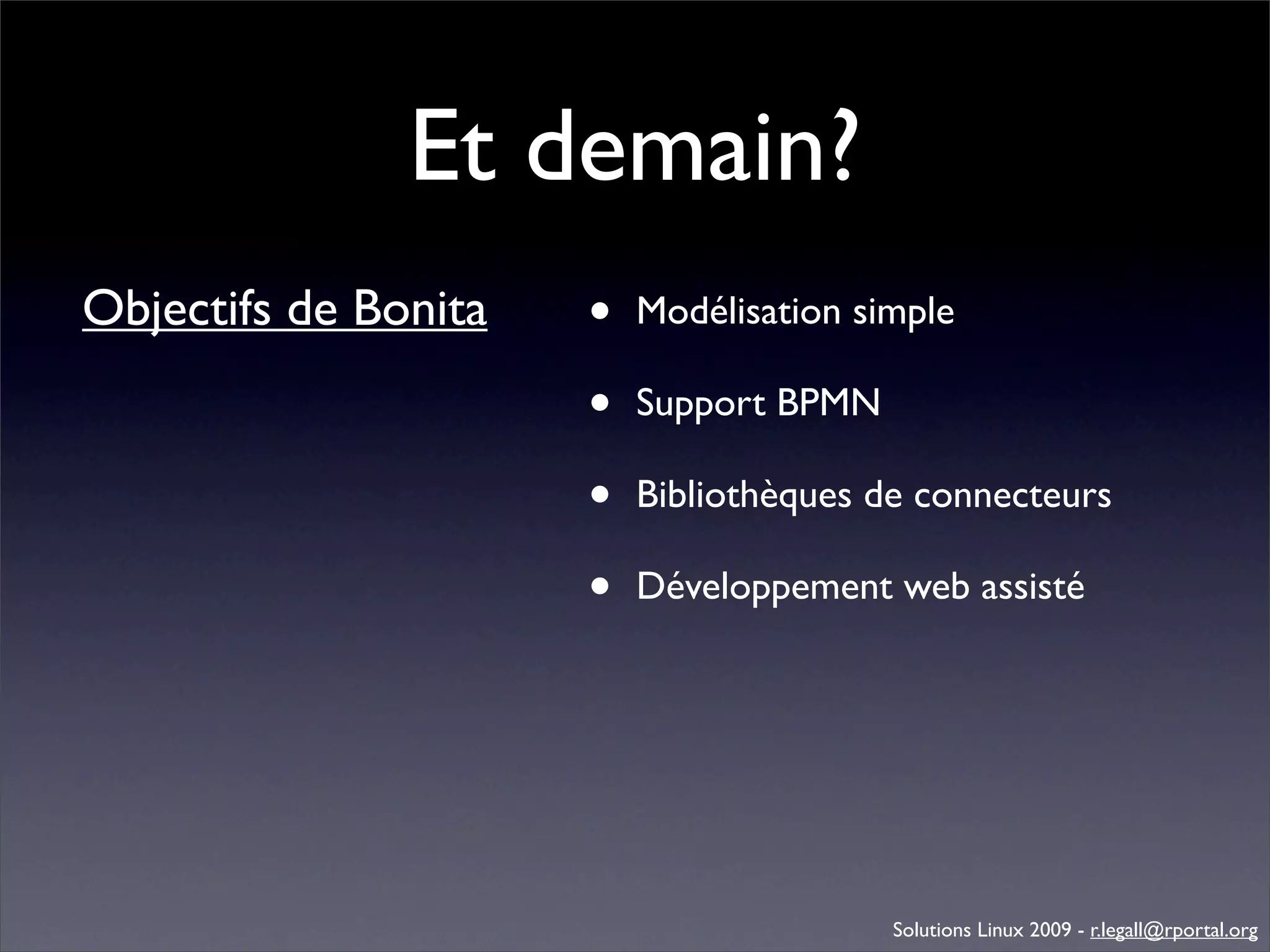 Génération d'applications web avec Bonita