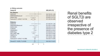 Renal benefits
of SGLT2i are
observed
irrespective of
the presence of
diabetes type 2
https://doi.org/10.1038/s41581-020-00391-2
 