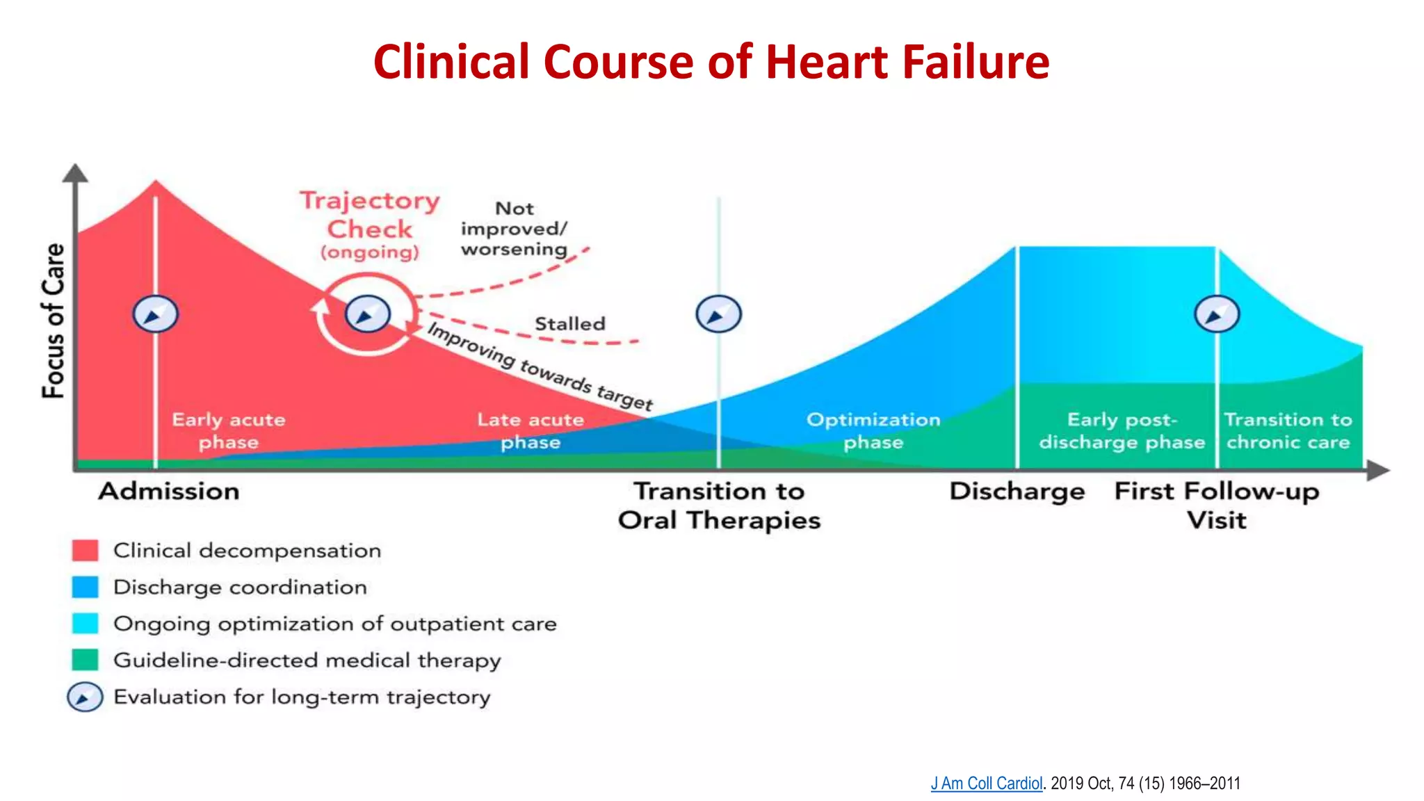 J Am Coll Cardiol. 2019 Oct, 74 (15) 1966–2011
Clinical Course of Heart Failure
