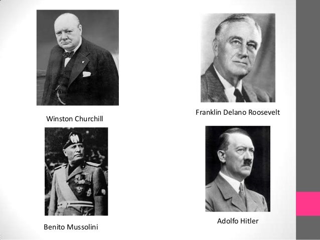 Principales Personajes de la Segunda Guerra Mundial
