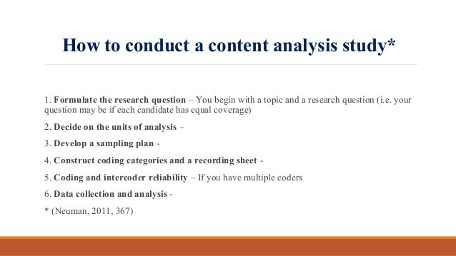 WK 10 – Research Workshop - Content and discourse analysis