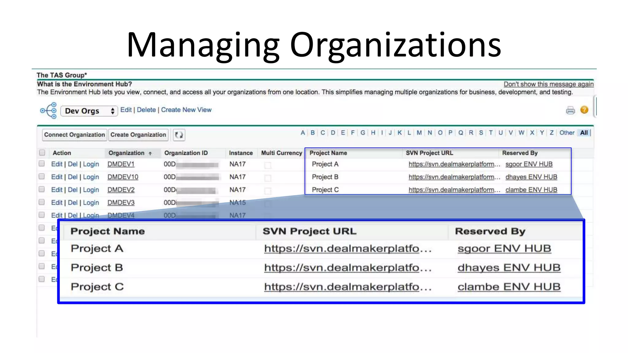 Managing Organizations 
 