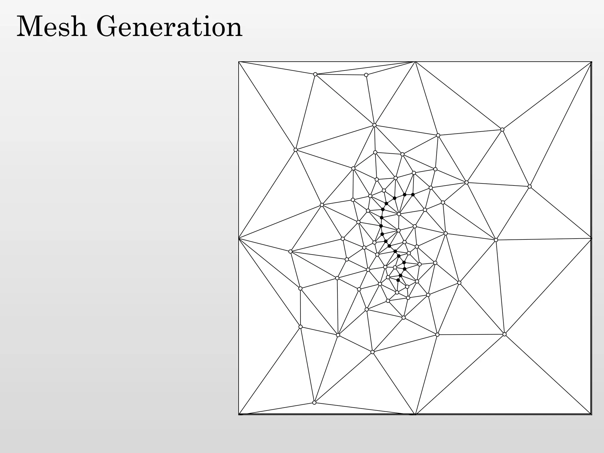 Mesh Generation
 