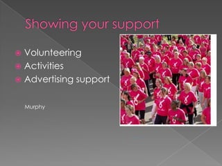 Showing your supportVolunteeringActivities Advertising support Murphyhttp://image.orientaltrading.com/otcimg/12_2585c.jpg