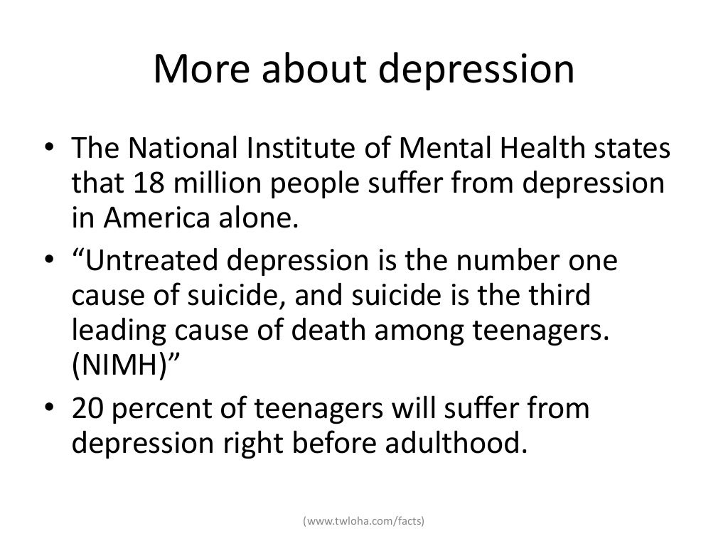 What is a good thesis statement on depression? - Quora