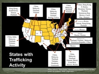 Miller, John R. “Slave Trade.” Harvard International Review 27 (Jan. 2006): 70. eLibrary. Web. 3 Apr. 2010. 