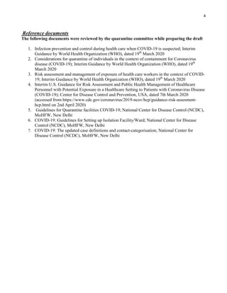 Sgpgi quarantine recommendation for health care workers (hc ws) | PDF ...